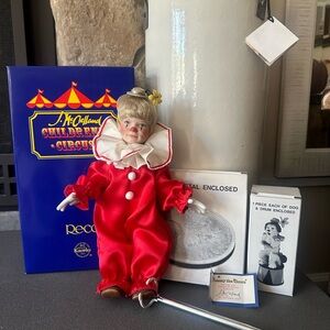 1990s vintage Ashton Drake collection, Tommy the clown